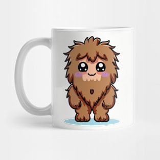 Cute Kawaii Bigfoot Sasquatch Wild and Free Mug